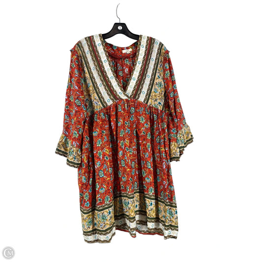 Dress Casual Short By Easel In Red, Size: L