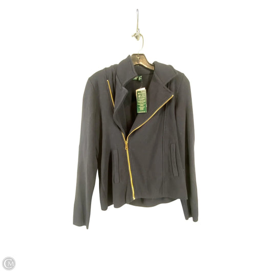 Jacket Moto By Lauren By Ralph Lauren In Navy, Size: M