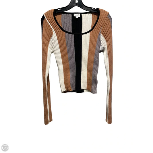 Top Long Sleeve By Le Lis In Multi-colored, Size: S