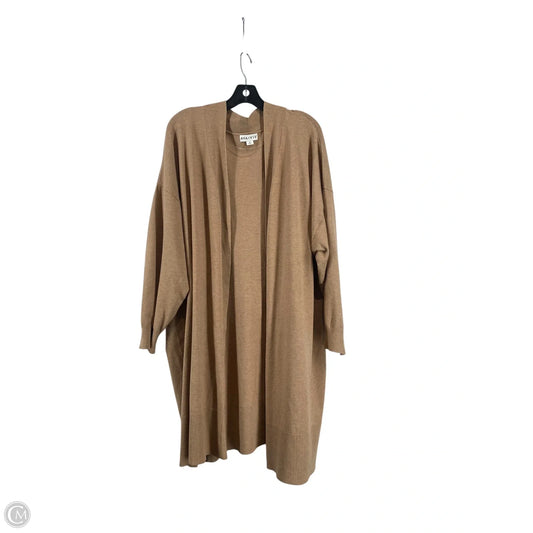Cardigan By Ava & Viv In Tan, Size: 3x