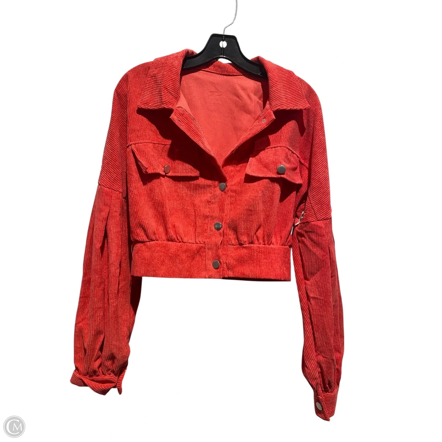 Jacket Shirt By Cme In Pink, Size: S