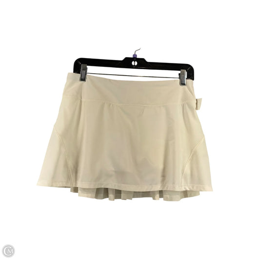 Athletic Skirt By Lululemon In Cream, Size: 6