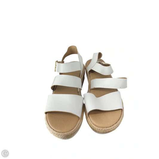 Sandals Heels Platform By Dr Scholls In White, Size: 8
