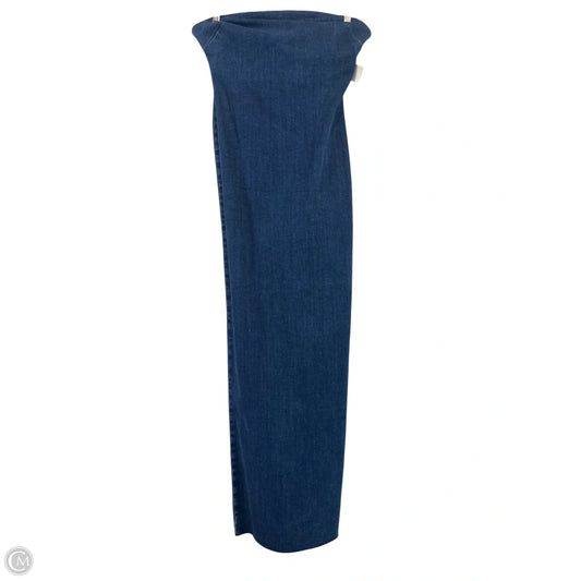 Dress Casual Maxi By Zara In Blue Denim, Size: M
