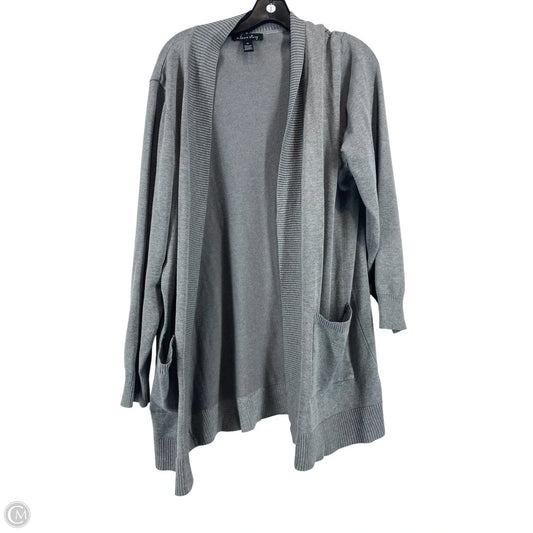 Cardigan By A Love Story In Grey, Size: 2x