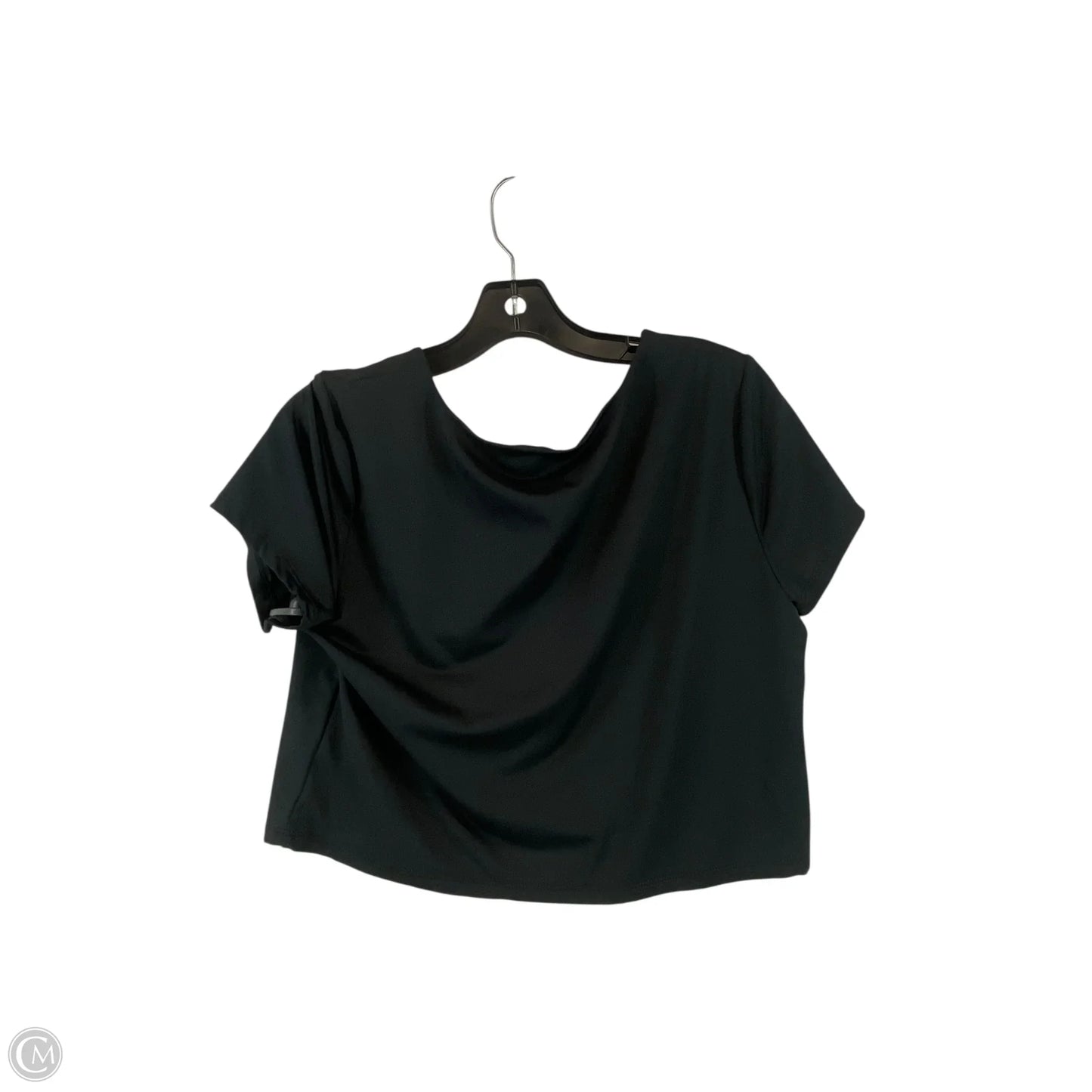 Athletic Top Short Sleeve By Madden Nyc In Black, Size: Xxl