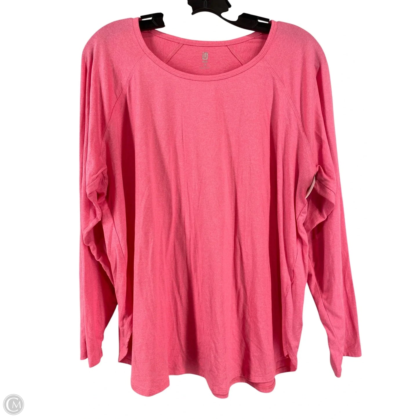 Athletic Top Long Sleeve Crewneck By Ideology In Pink, Size: 1x