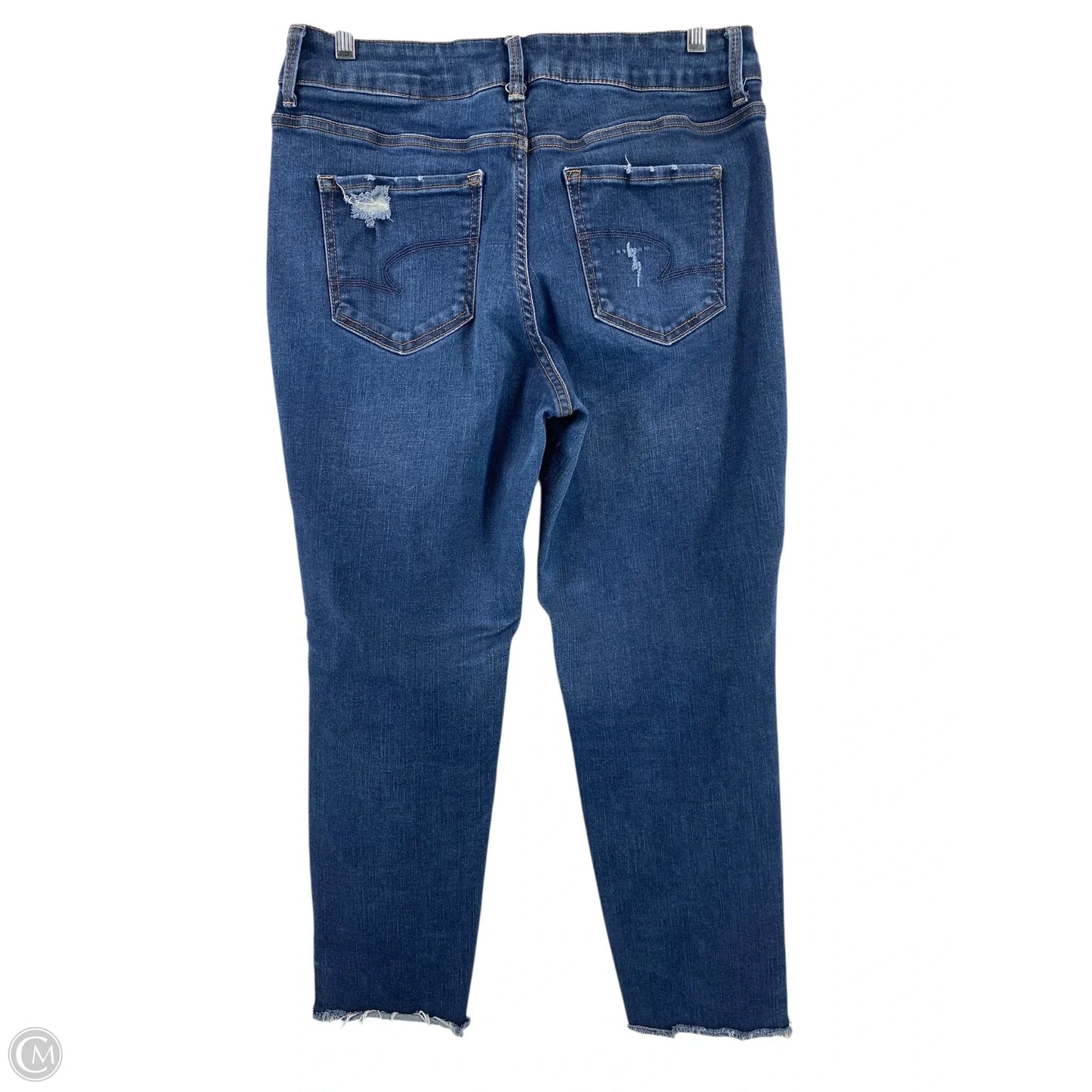 Jeans Skinny By Time And Tru In Blue Denim, Size: 12