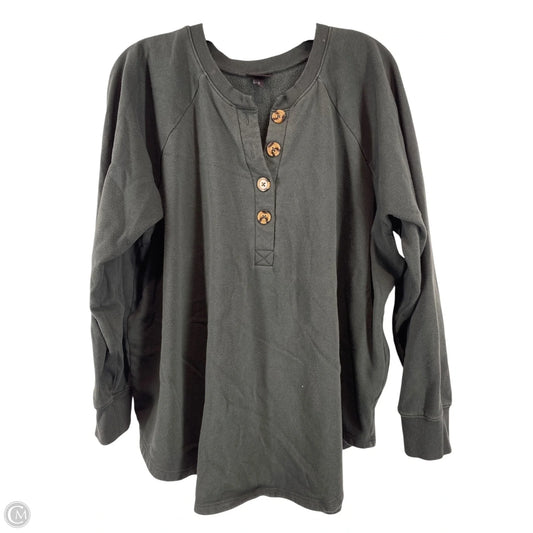 Top Long Sleeve By Torrid In Green, Size: 2x
