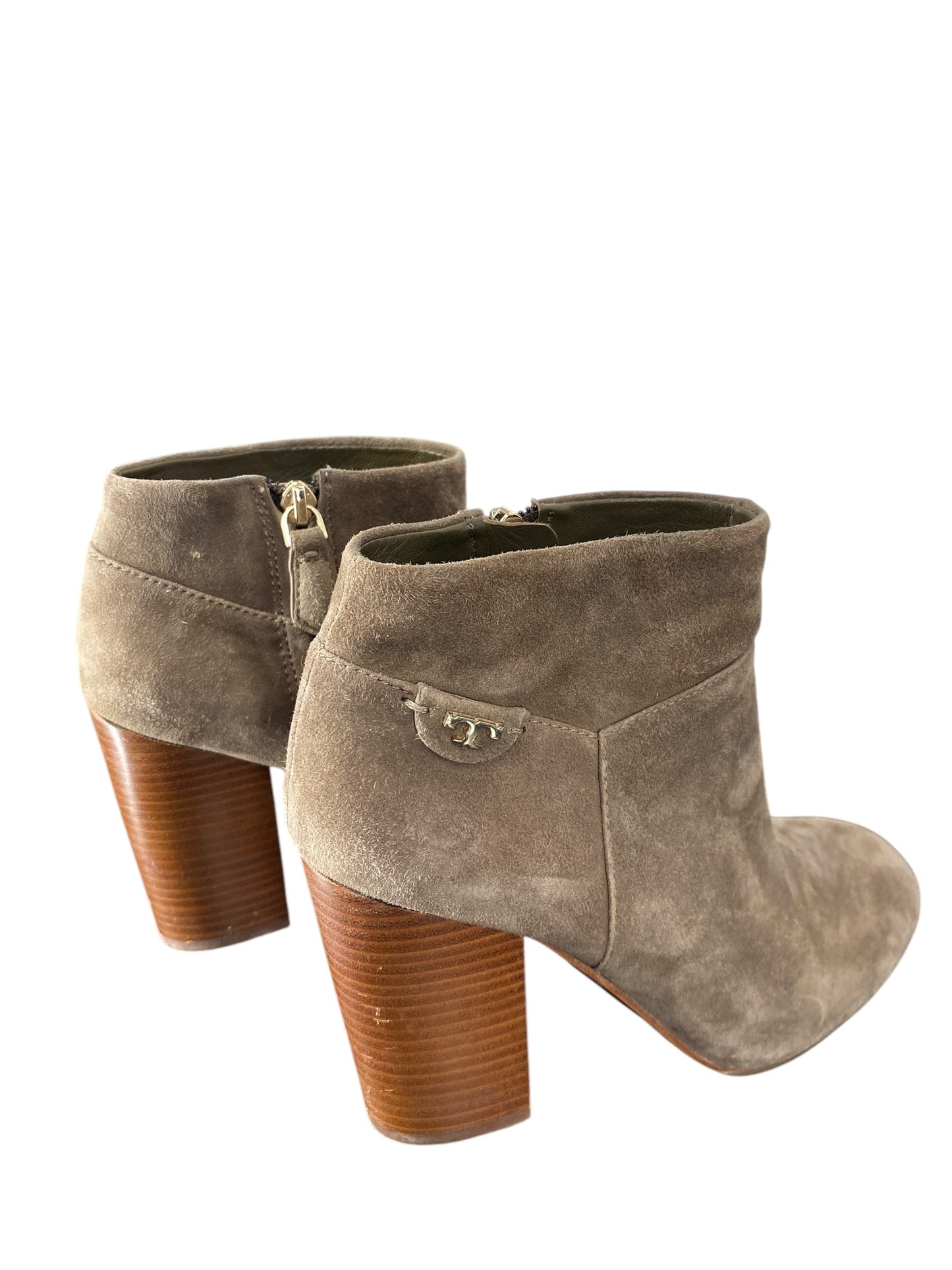 Boots Designer By Tory Burch In Grey, Size: 7