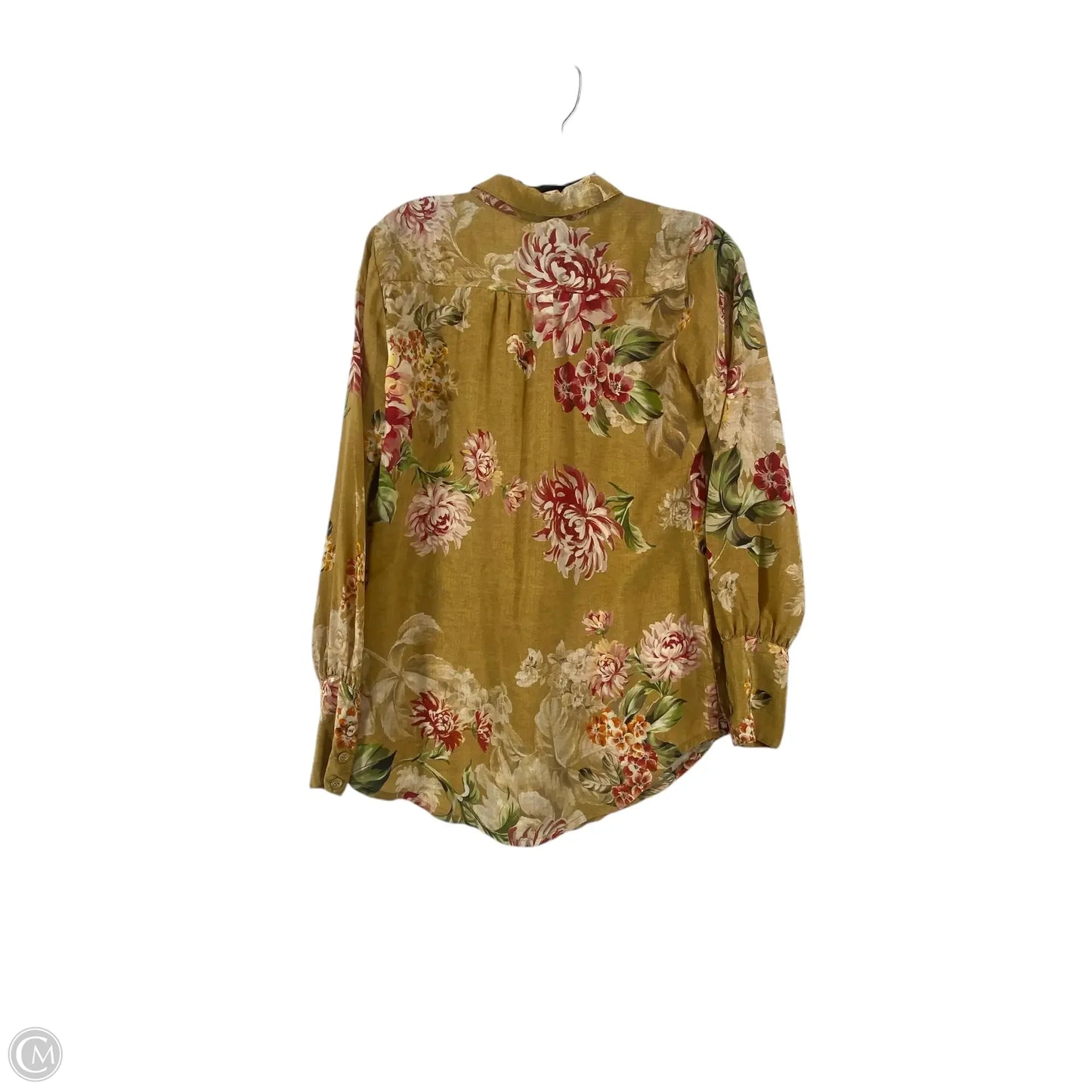 Top Long Sleeve By Johnny Was In Yellow, Size: Xs