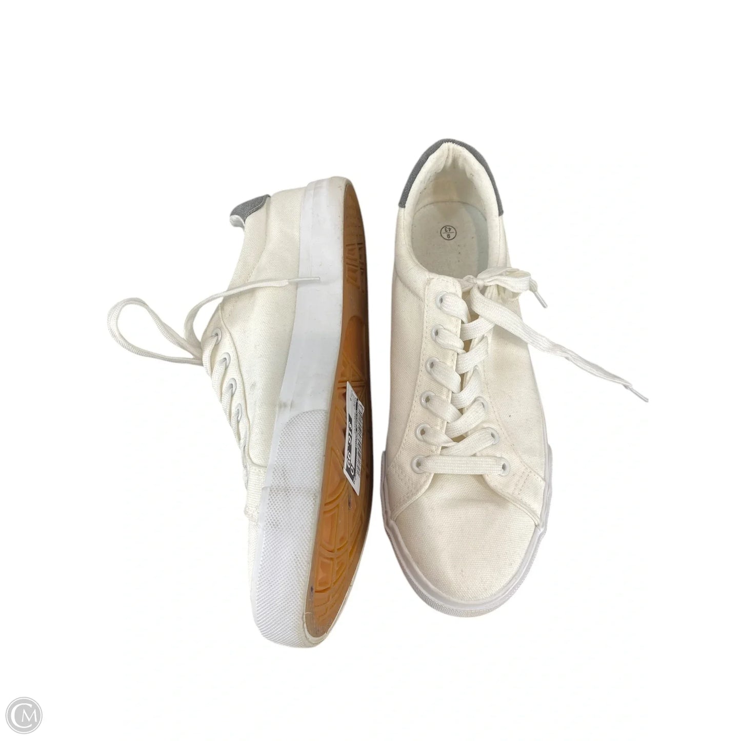 Shoes Sneakers By Clothes Mentor In White, Size: 9