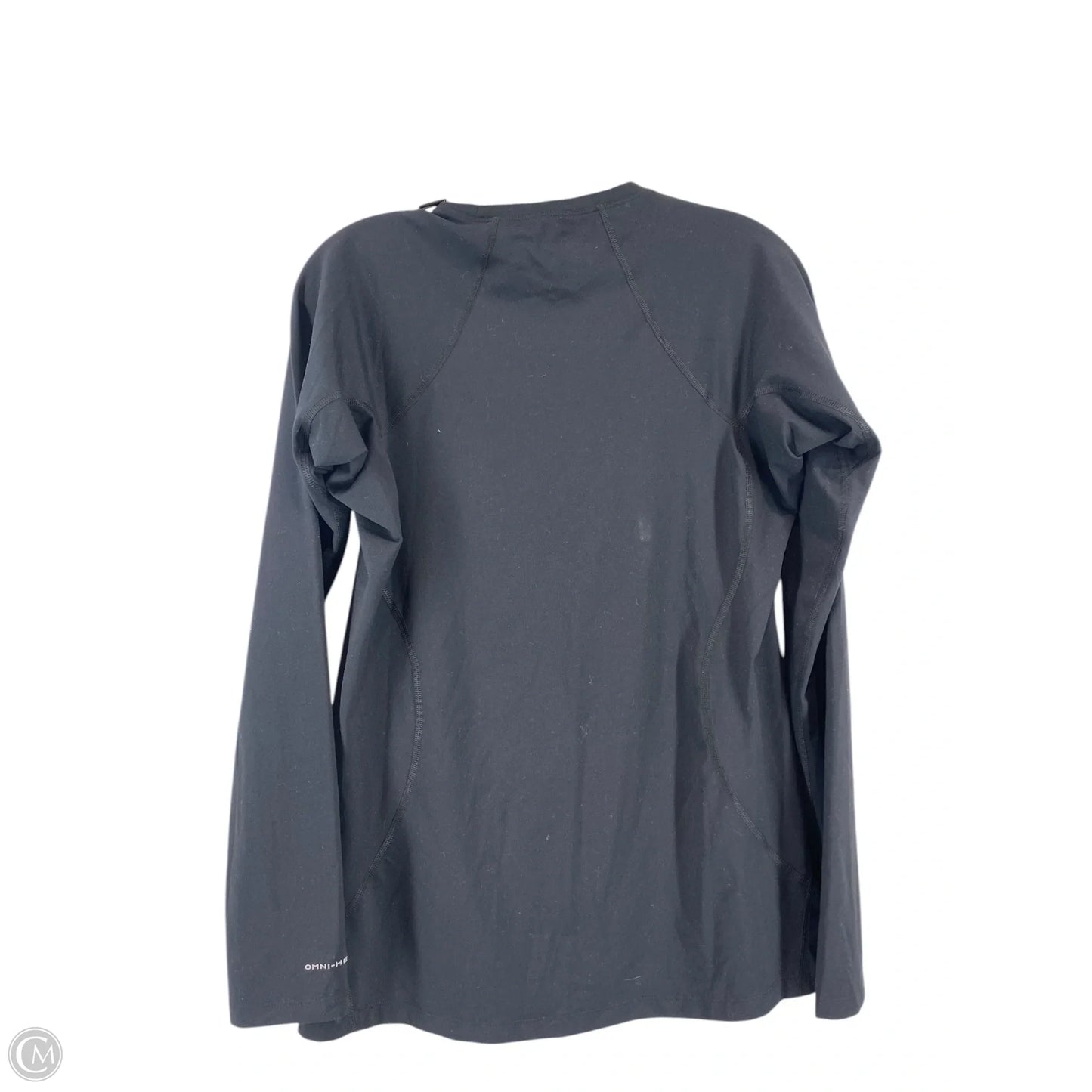Athletic Top Long Sleeve Crewneck By Columbia In Black, Size: L