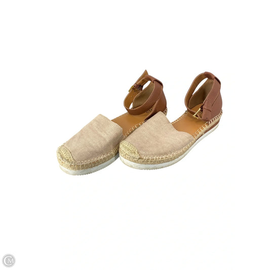 Shoes Heels Platform By Ana In Brown, Size: 8.5