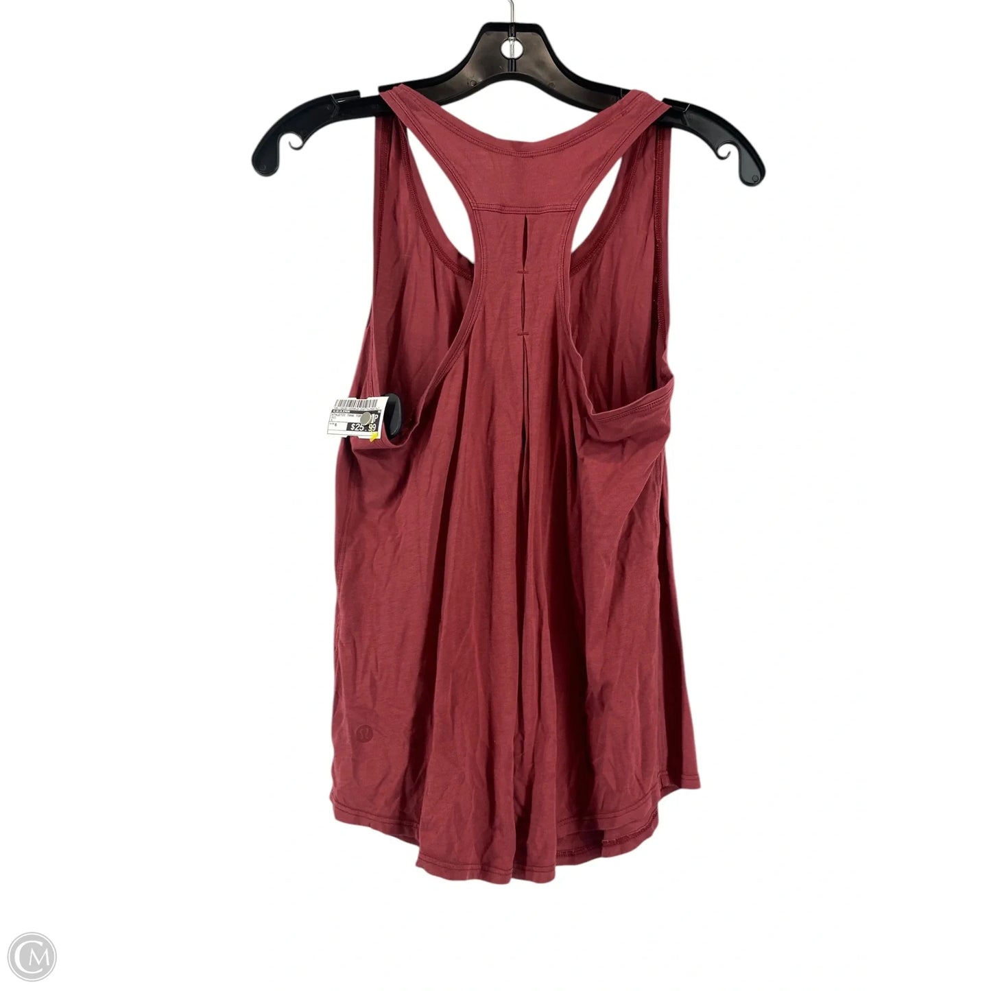 Athletic Tank Top By Lululemon In Red, Size: 6