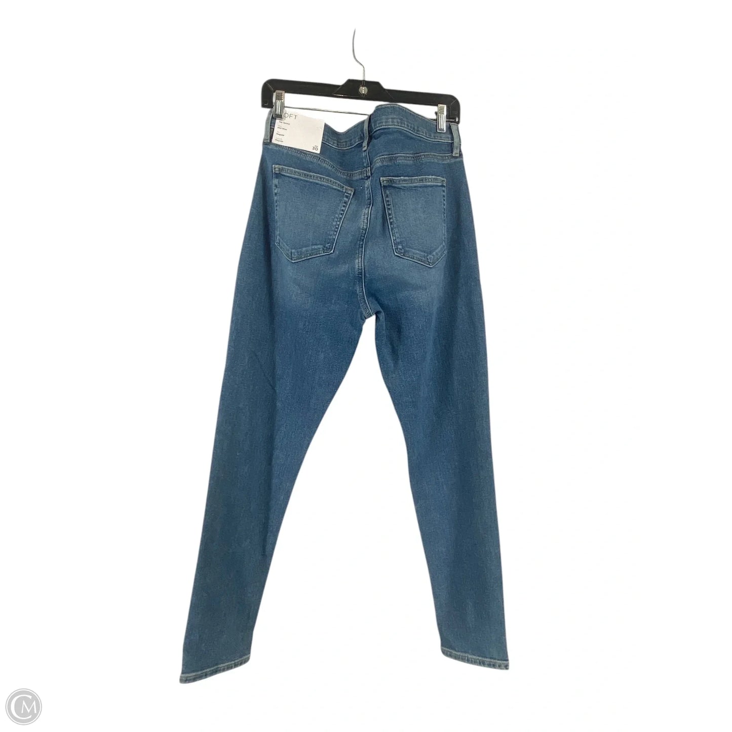 Jeans Skinny By Loft In Blue Denim, Size: 10