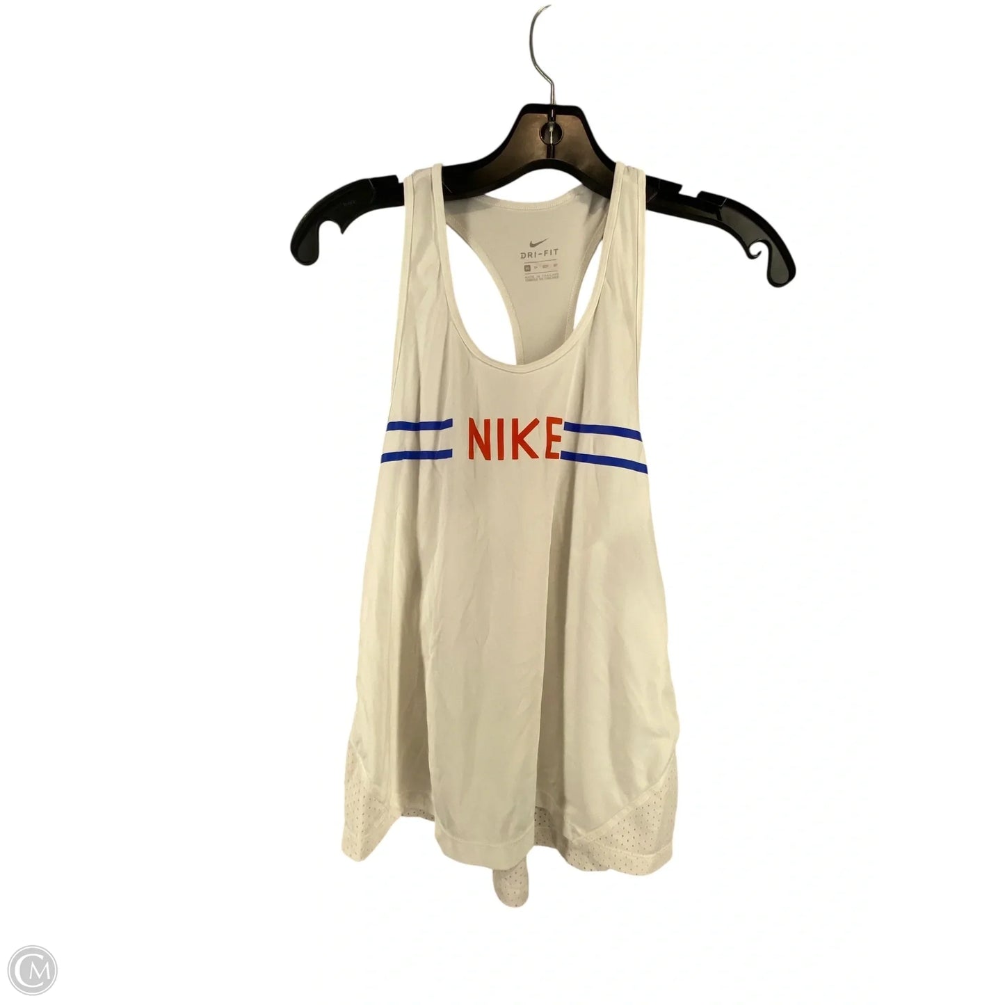 Athletic Tank Top By Nike Apparel In White, Size: Xs