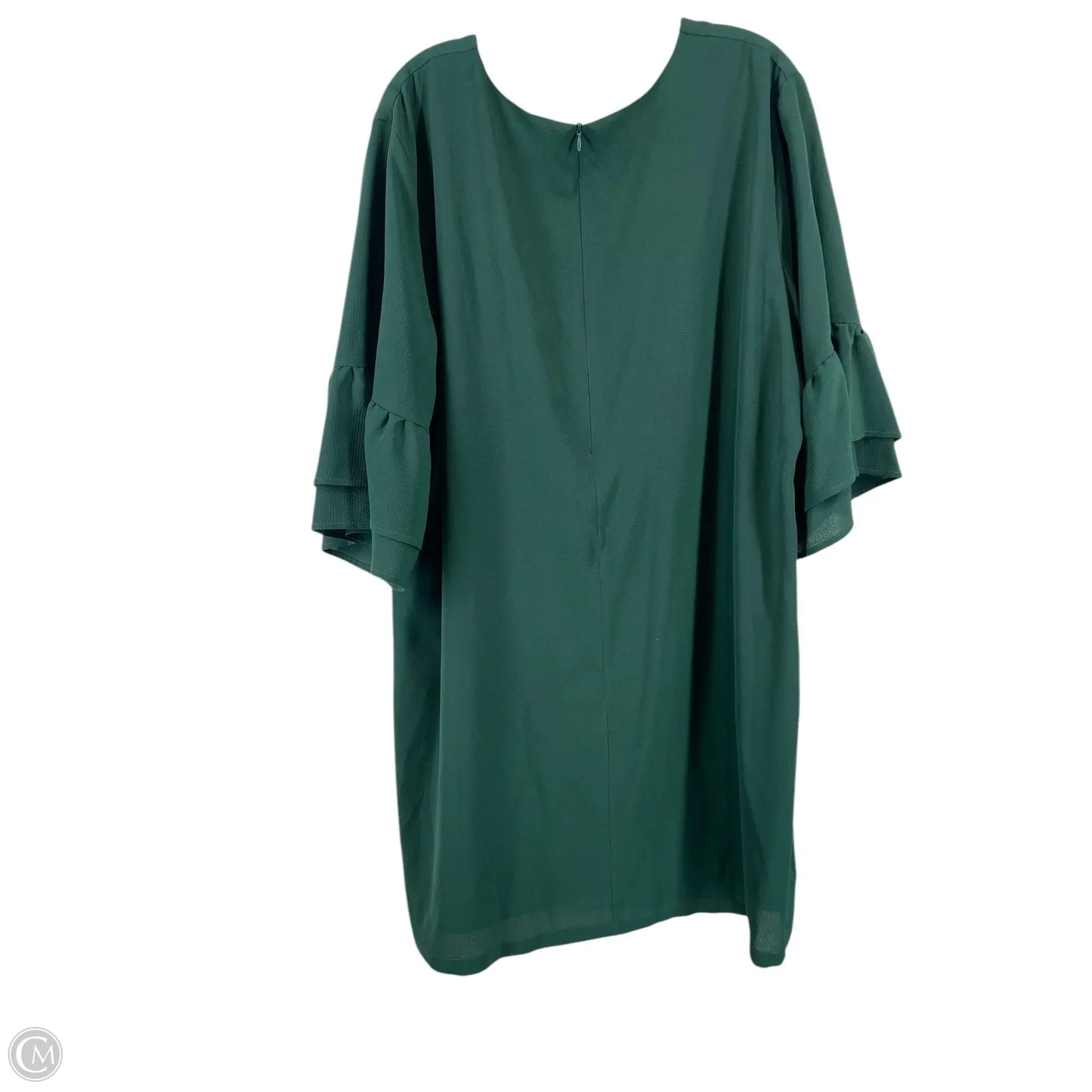 Dress Casual Short By Clothes Mentor In Green, Size: 3x