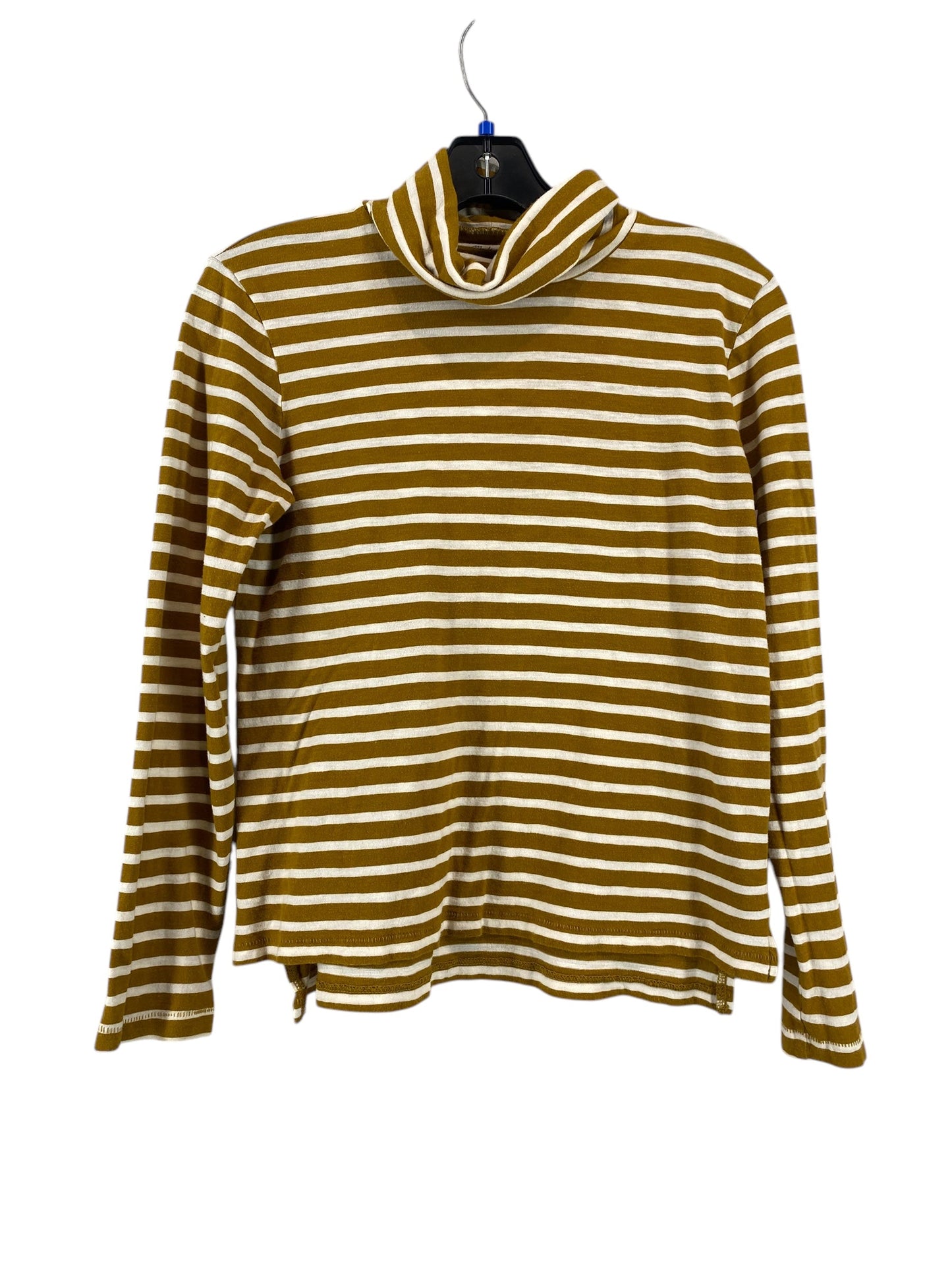 Top Long Sleeve By Madewell In Striped Pattern, Size: S