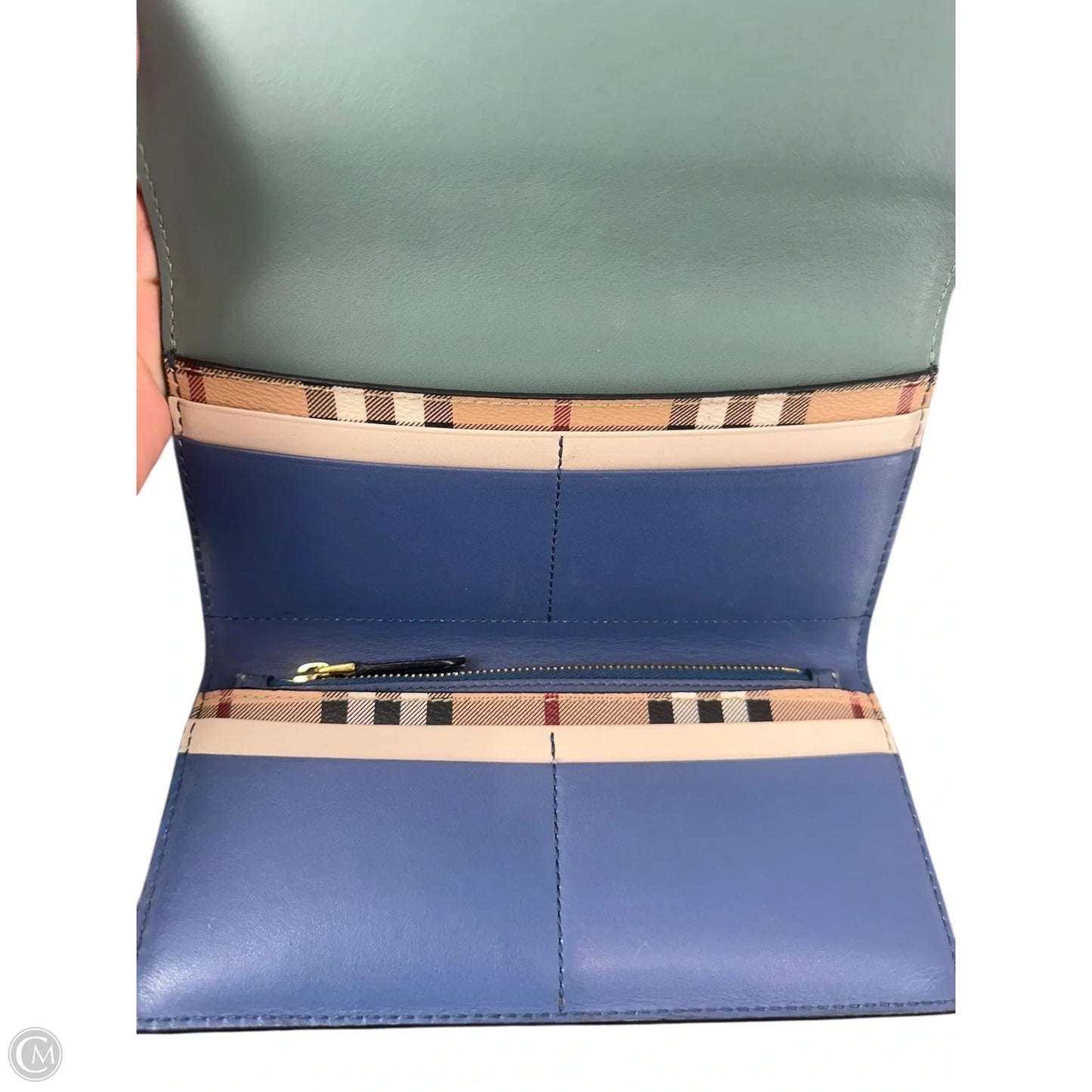 Wallet Luxury Designer By Burberry, Size: Large