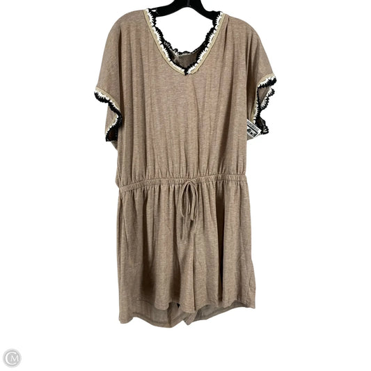 Romper By Shein In Brown, Size: 2x