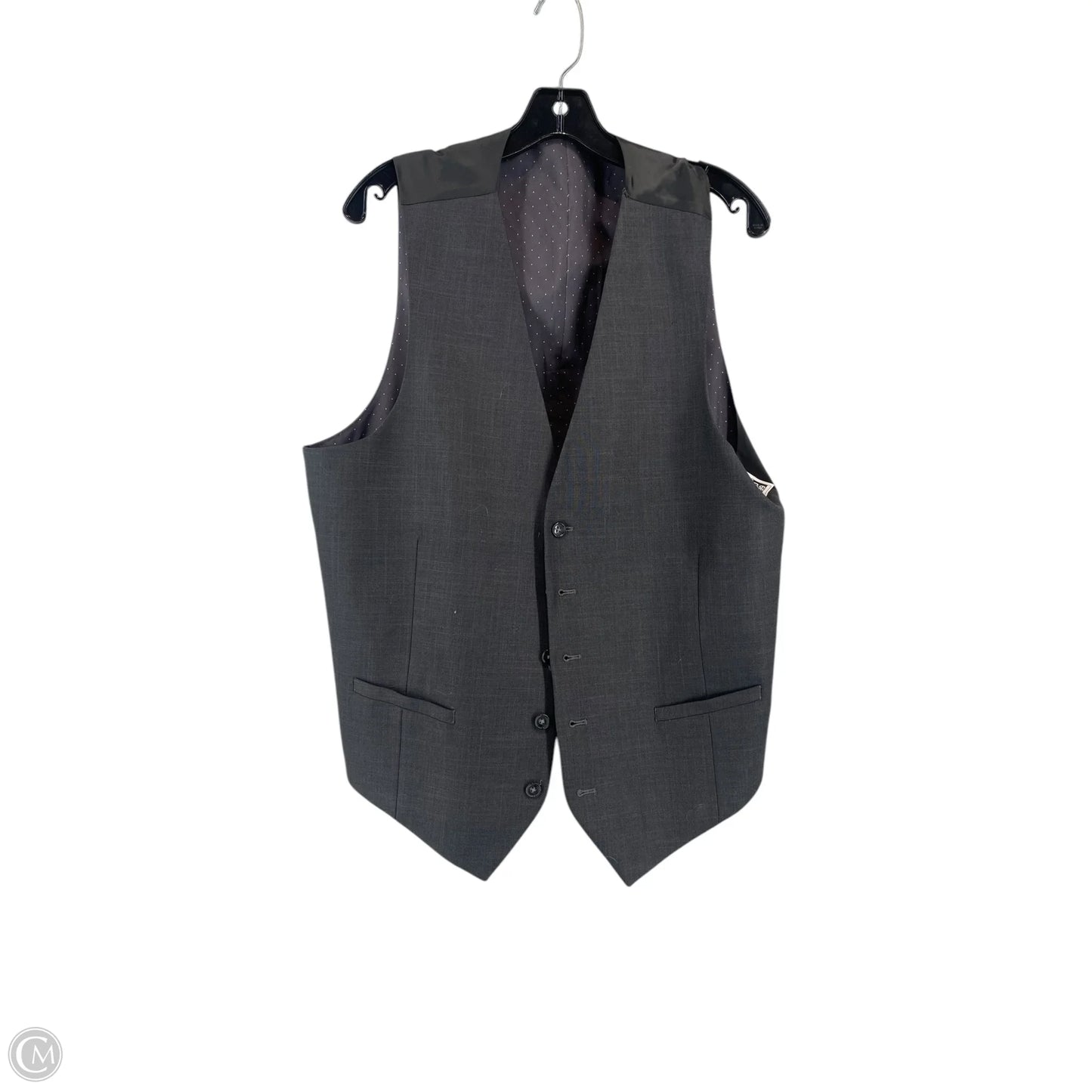 Vest Other By Clothes Mentor In Grey, Size: L
