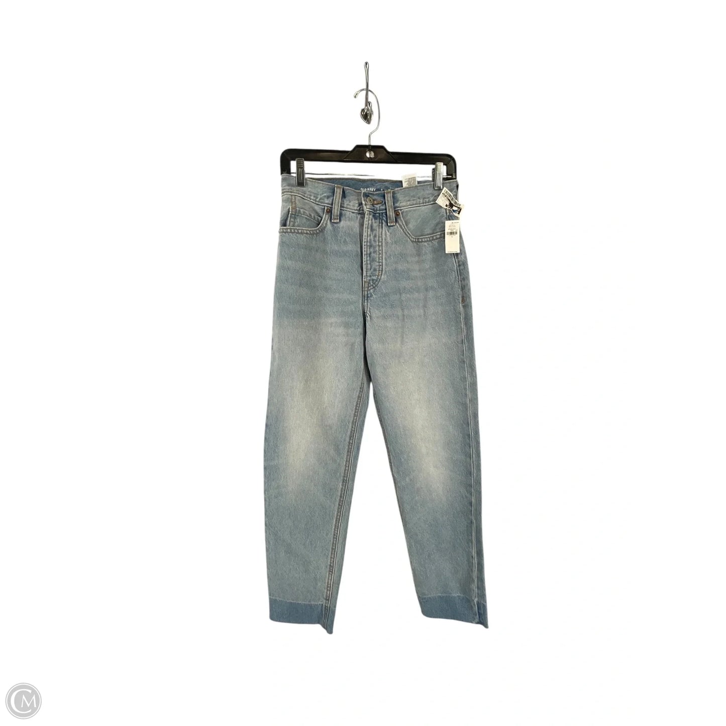 Jeans Straight By Old Navy In Blue Denim, Size: 0