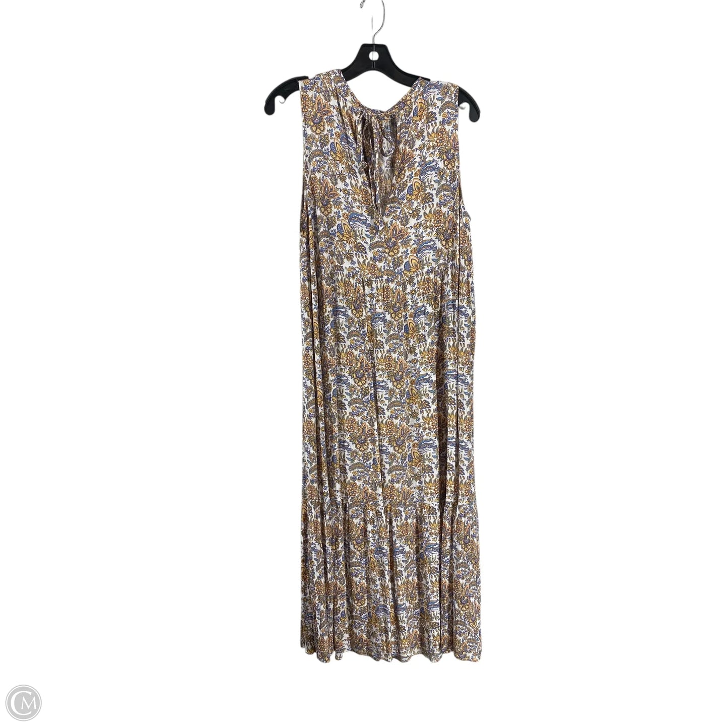 Dress Casual Maxi By Loft In Multi-colored, Size: M