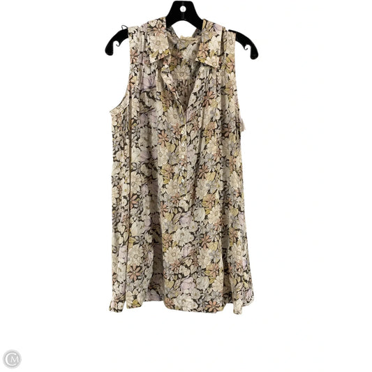 Dress Casual Short By Cupio In Floral Print, Size: M