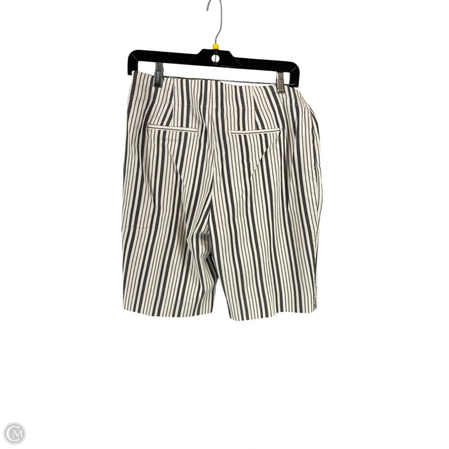 Shorts By Chicos In Striped Pattern, Size: 0