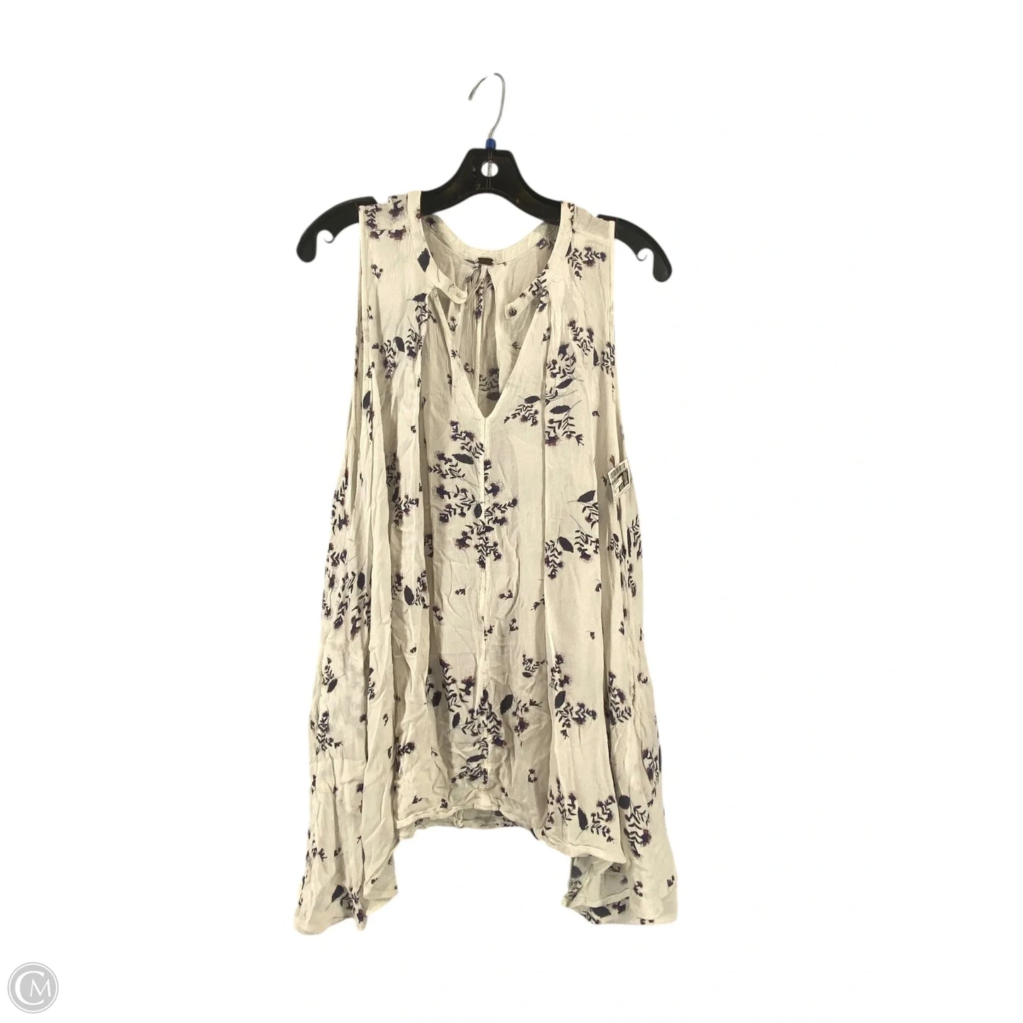 Top Sleeveless By Free People In White, Size: M
