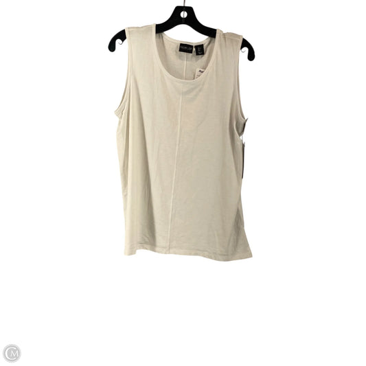 Top Sleeveless By Rachel Zoe In White, Size: L