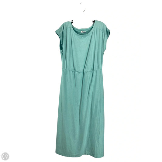 Dress Casual Maxi By Columbia In Teal, Size: L