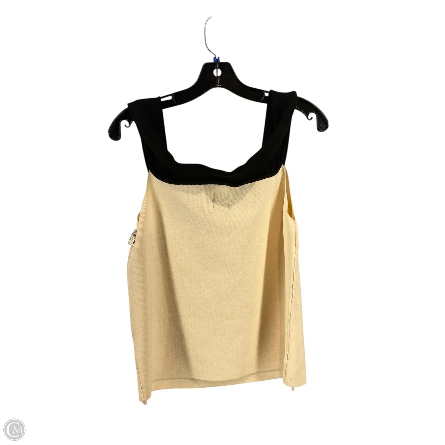 Top Sleeveless By Maeve In Black & Cream, Size: Xl