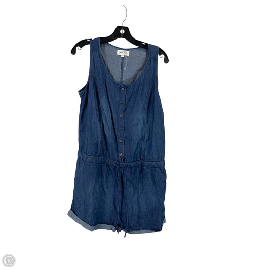 Romper By Cmc In Blue Denim, Size: M