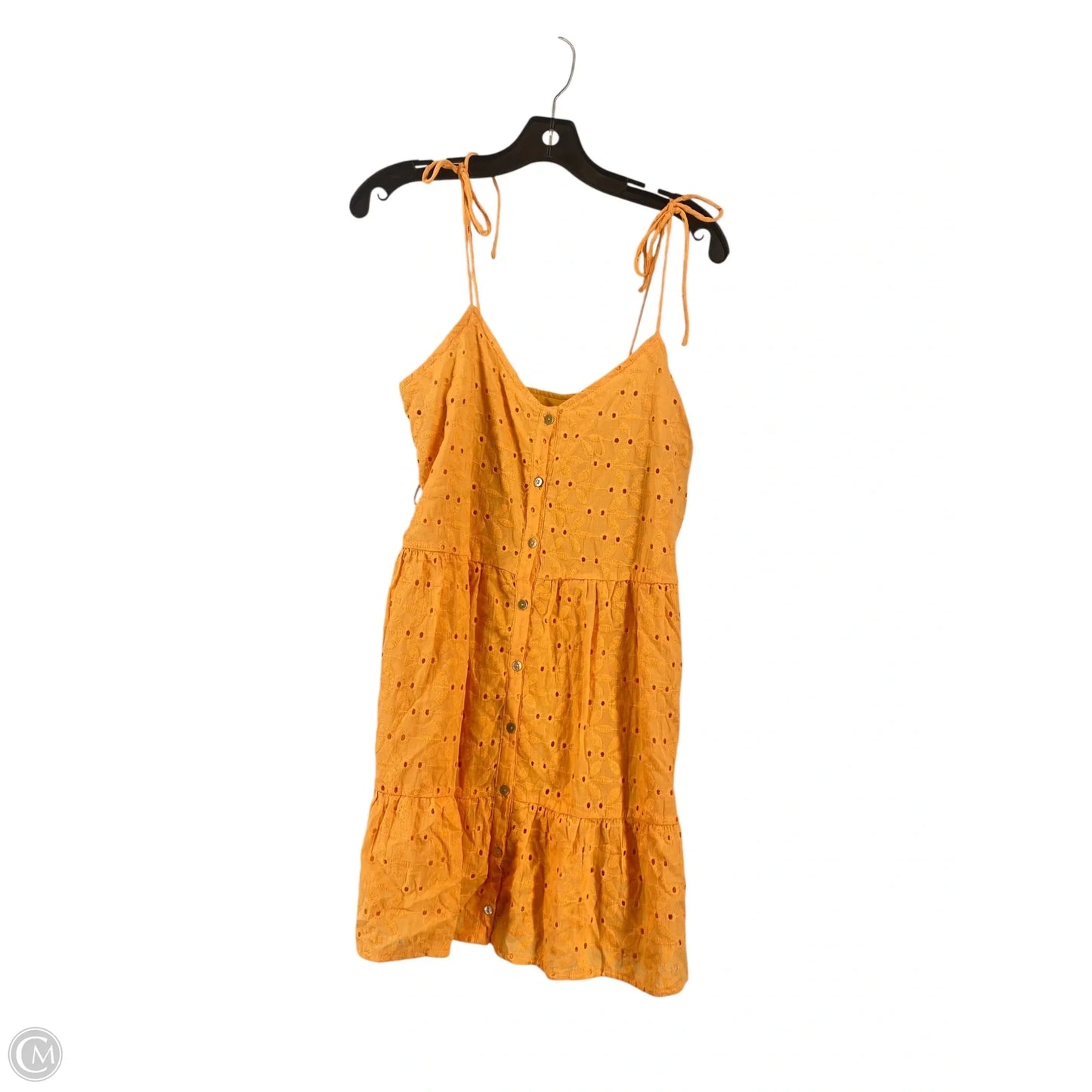 Dress Casual Short By Blue Rain In Orange, Size: M