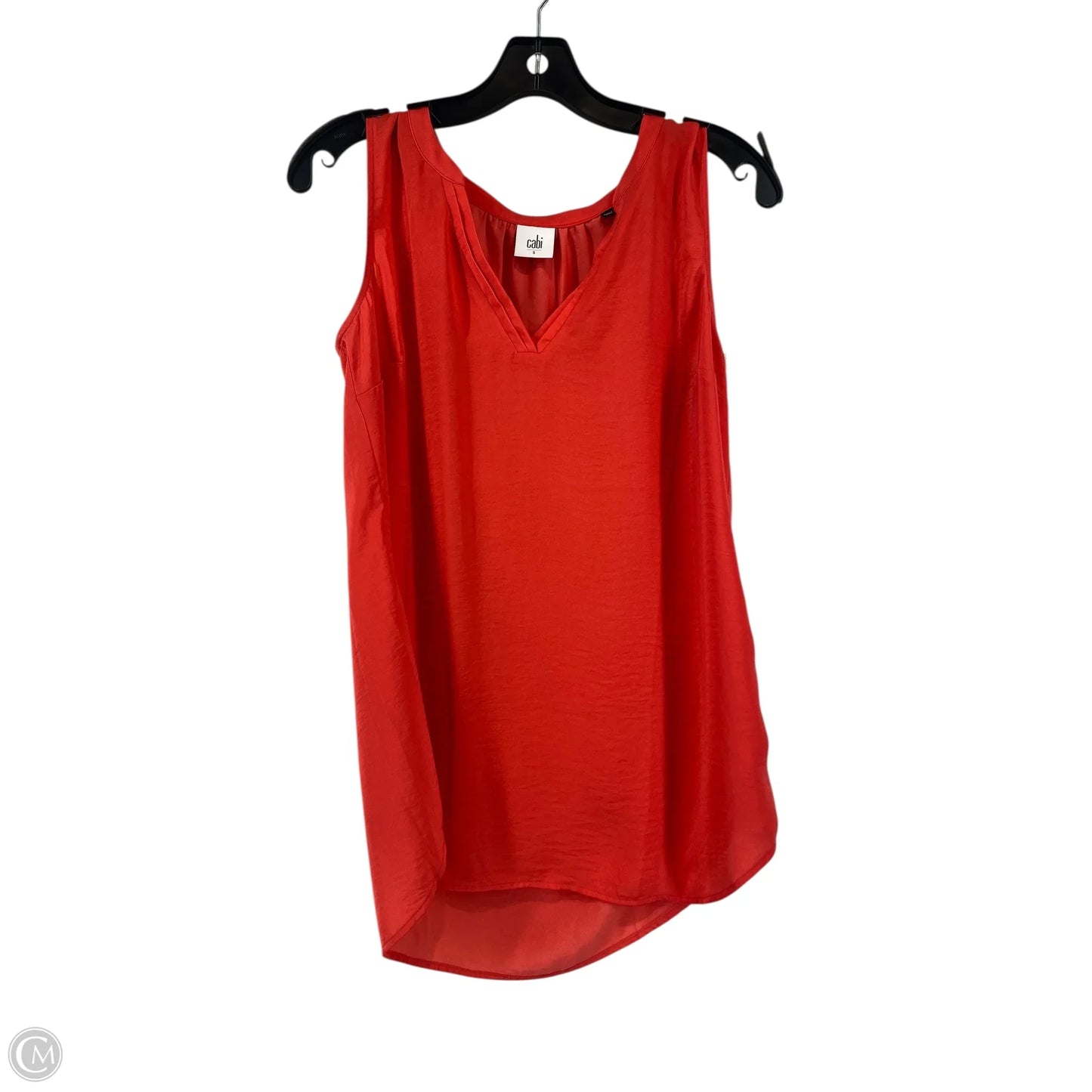 Top Sleeveless By Cabi In Red, Size: S