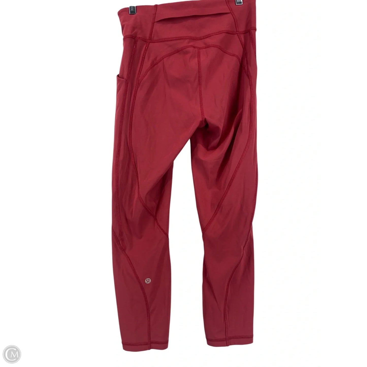 Athletic Leggings By Lululemon In Red, Size: 6