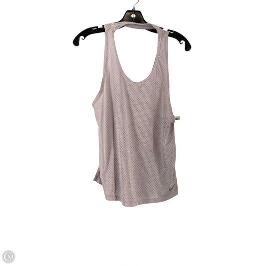 Athletic Tank Top By Nike In Purple, Size: S