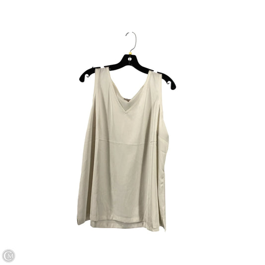 Top Sleeveless By Chicos In White