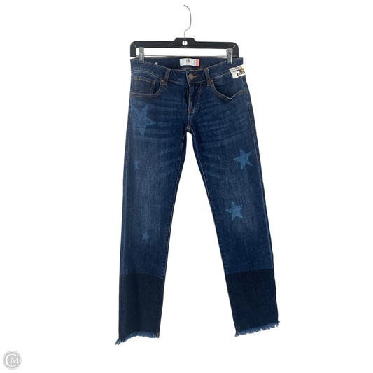 Jeans Boyfriend By Cabi In Blue Denim, Size: 0