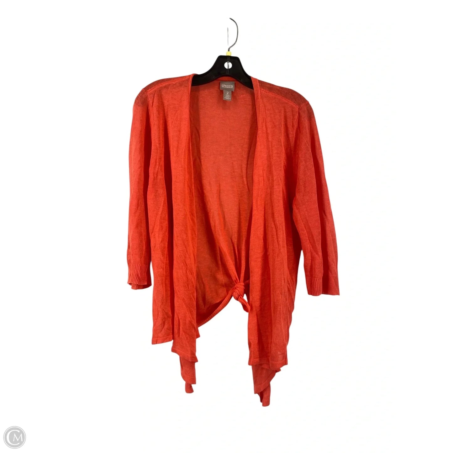 Cardigan By Chicos In Coral, Size: 2