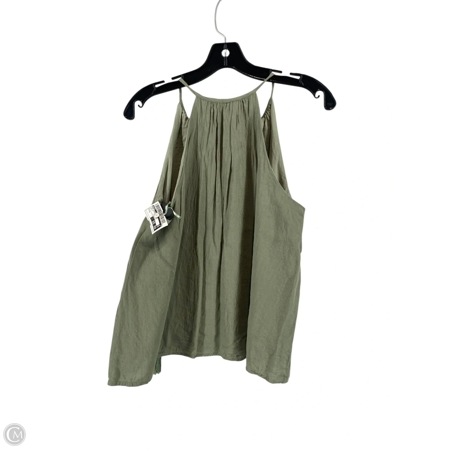 Top Sleeveless By Alya In Green, Size: S