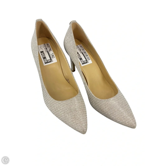Shoes Designer By Michael Kors In Silver, Size: 6.5
