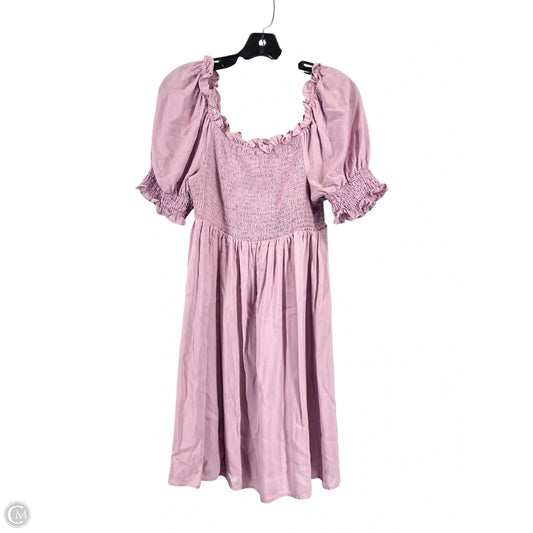 Dress Casual Short By As U Wish In Purple, Size: M