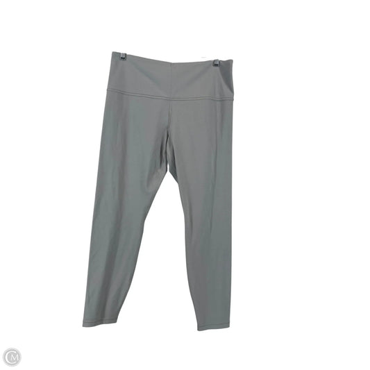 Athletic Leggings By Athleta In Grey, Size: L