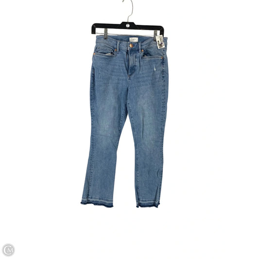 Jeans Straight By Loft In Blue Denim, Size: 4