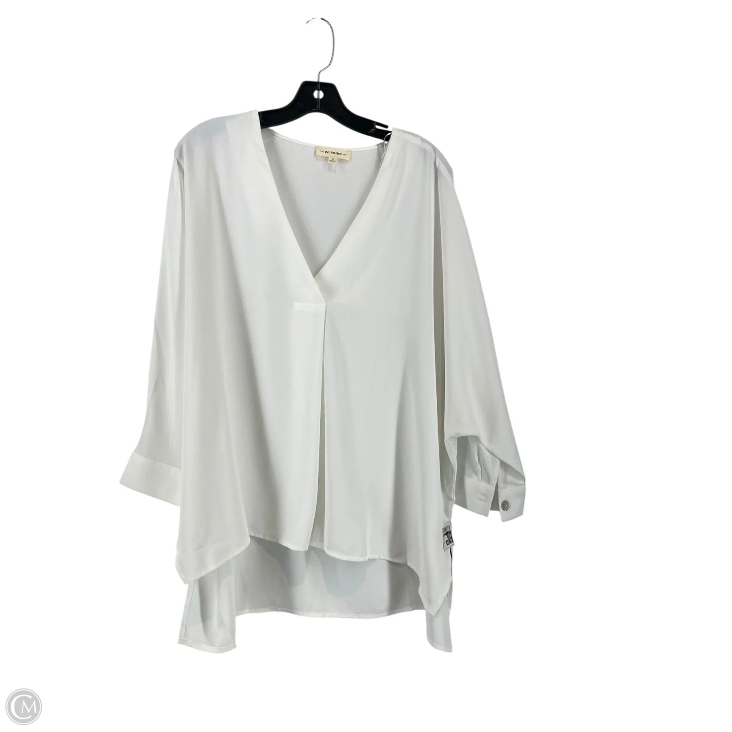 Top Long Sleeve By Eesome In White, Size: M