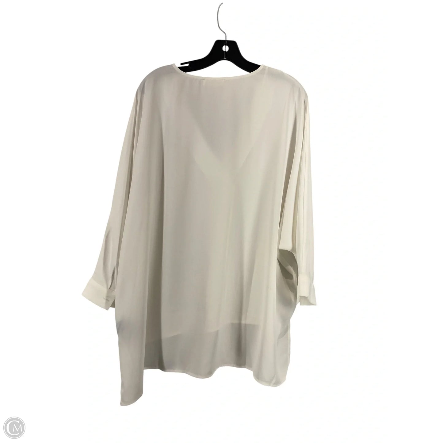 Top Long Sleeve By Eesome In White, Size: M