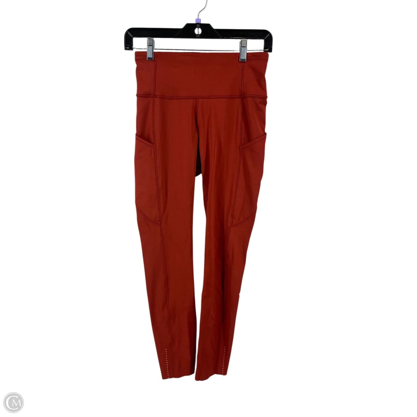 Athletic Leggings By Lululemon In Red, Size: 6